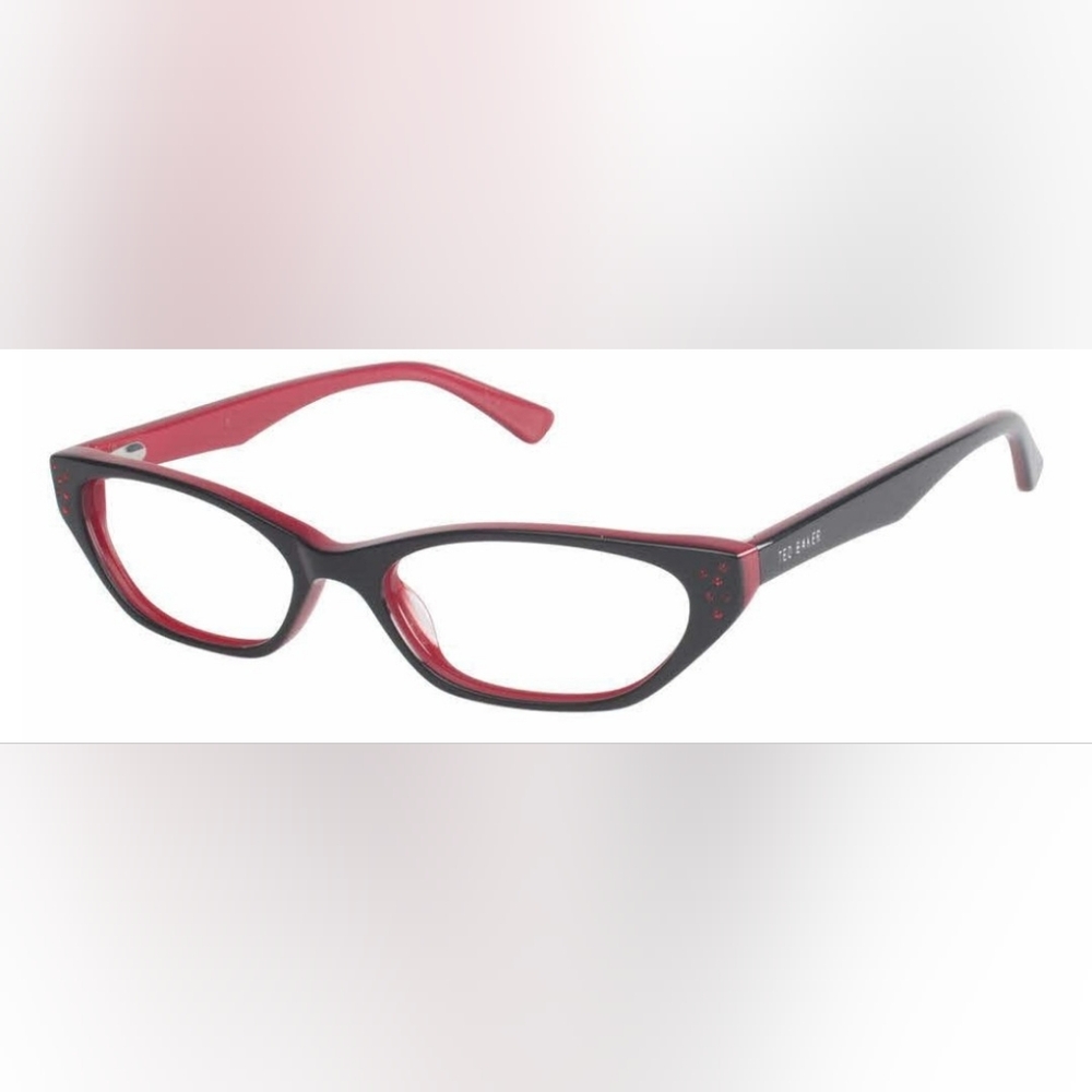 Ted Baker B702 Kara 52 16 140B 28 Black And Red Eyeglasses Frames